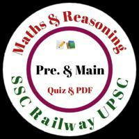 Railway SSC Maths Reasoning GK Quiz ™