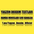 Doxxim Yagzon Textlari