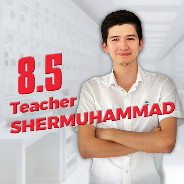 IELTS with Shermuhammad 8.5 ×2