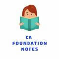 CA Foundation Notes