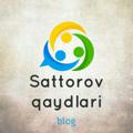 Sattorov qaydlari