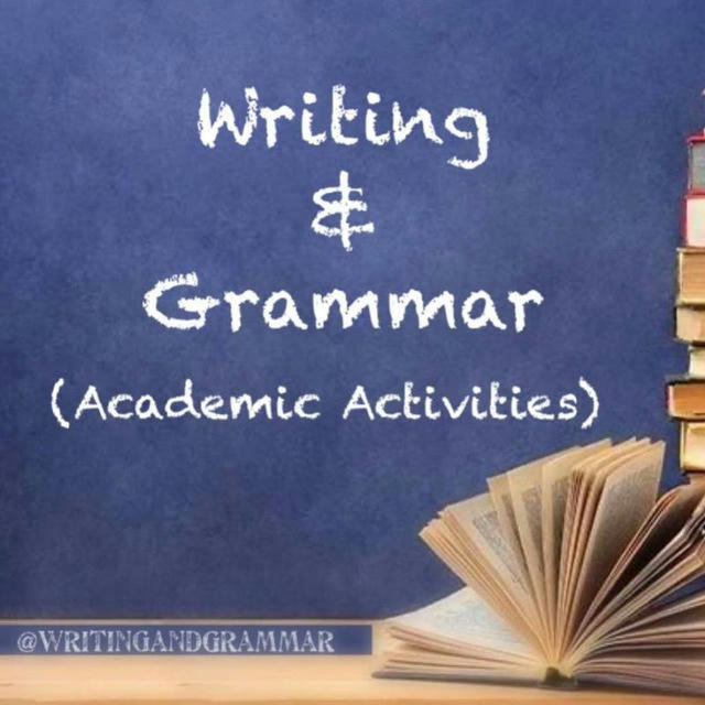 Writing & Grammar - Academic Activities