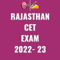 Rajasthan CET EXAM 2023