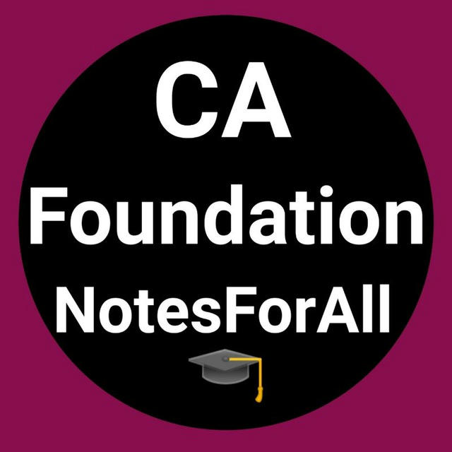 CA Foundation NotesforAll