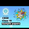 Sample paper for class 10