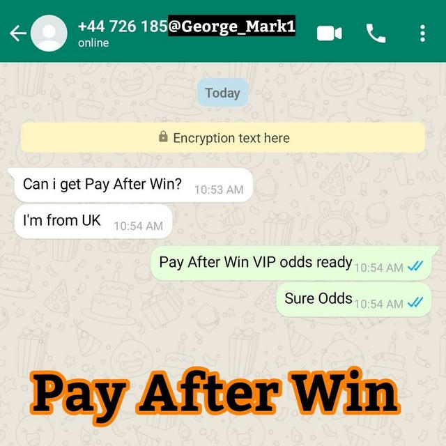 Pay After Win 100+Odds