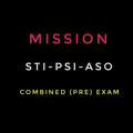 Mission STI PSI ASO combine pre exam 2020