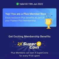 Supercoins Earn Flipkart Orders