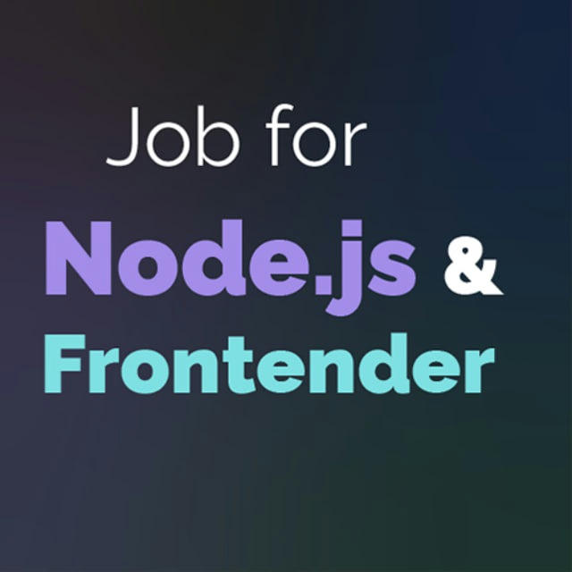 Job for Frontend (JavaScript + Node.js) Developers