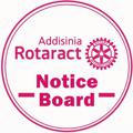 RAC Addisinia Notice Board