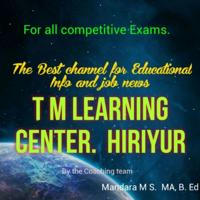 T M Learning centre. HIRIYUR