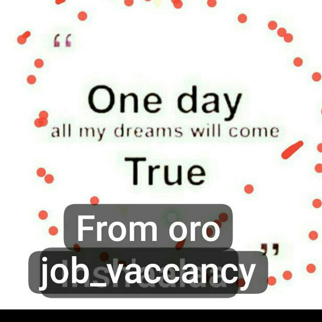 ORO Job Vacancy