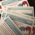 Official NHS Covid Vaccines Cards