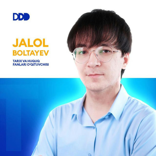 𝗧𝗘𝗦𝗧 𝗟𝗜𝗗𝗘𝗥 | JALOL BOLTAYEV