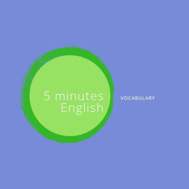 5-minute English Vocabulary