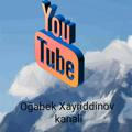 YouTub kanalimiz Omadbek Xayriddinov