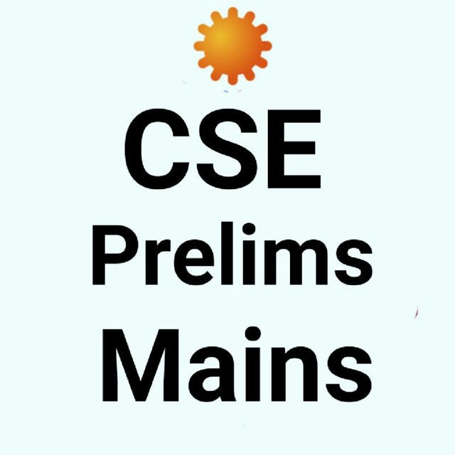 UPSC CSE PRELIMS MAINS