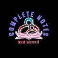 GK GS COMPLETE NOTES "TRUST YOURSELF"