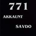 AKKAUNT SAVDO 771
