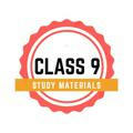 9th Class Study materials