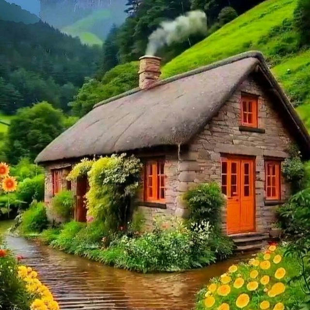 خانه قدیمی🏡حس خوب طبیعت