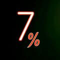7 %
