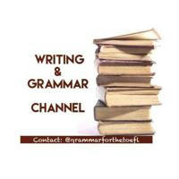Writing & Grammar 👨‍🏫