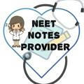 Neet notes provider #NNP
