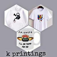 K shirts and mug printings