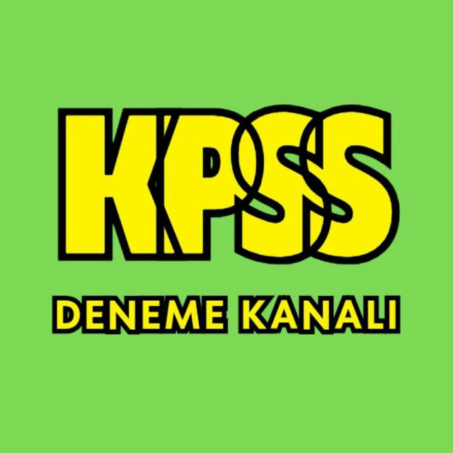 Kpss Deneme Kanalı