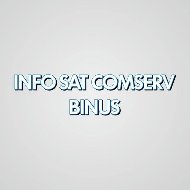 INFO SAT & COMSERV BINUS