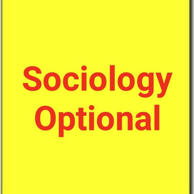 Sociology Optional PDFs
