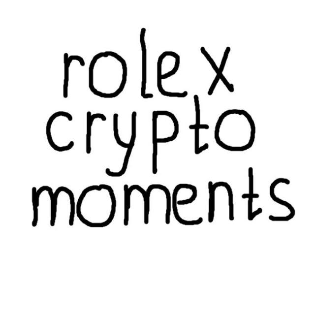 rolex crypto moments