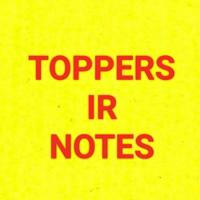 UPSC TOPPERS INTERNATIONAL RELATIONS NOTES