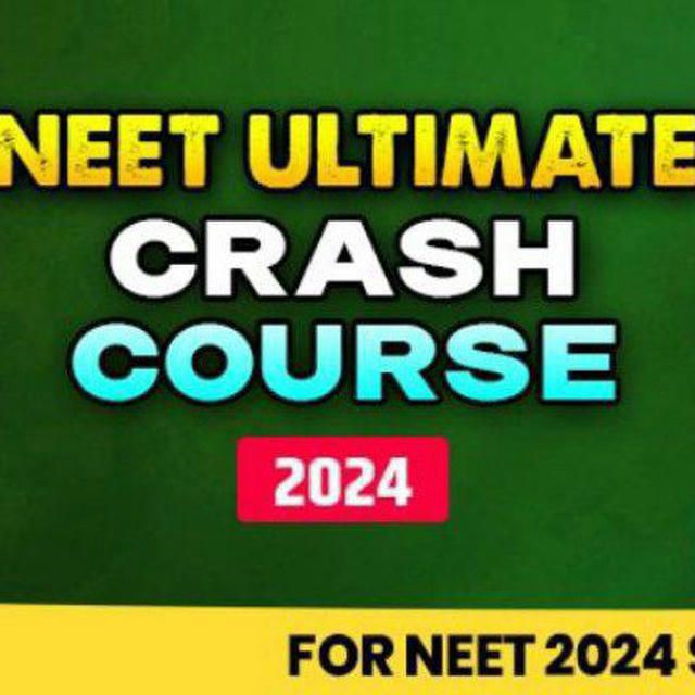 NEET ULTIMATE CRASH COURSE 2024 PW