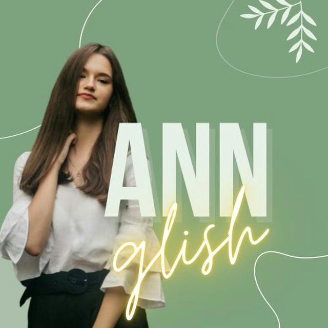 📌 Ann.glish | англійська для всіх