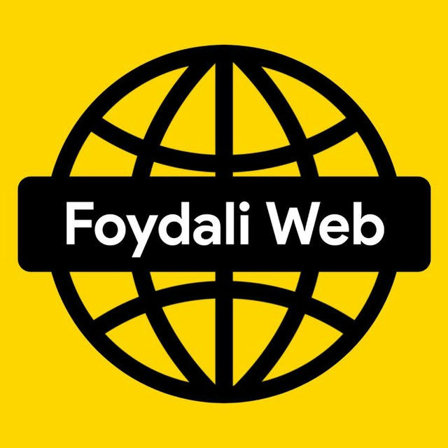 Foydali Web 🜲
