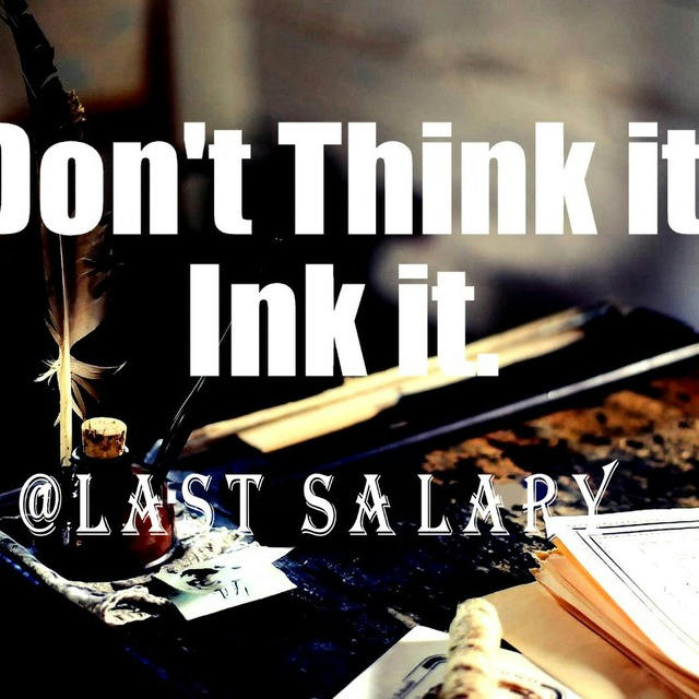 DON'T THINK IT . INK IT ⛹️‍♂️⛹️‍♂️