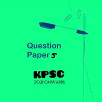 KPSC Question papers
