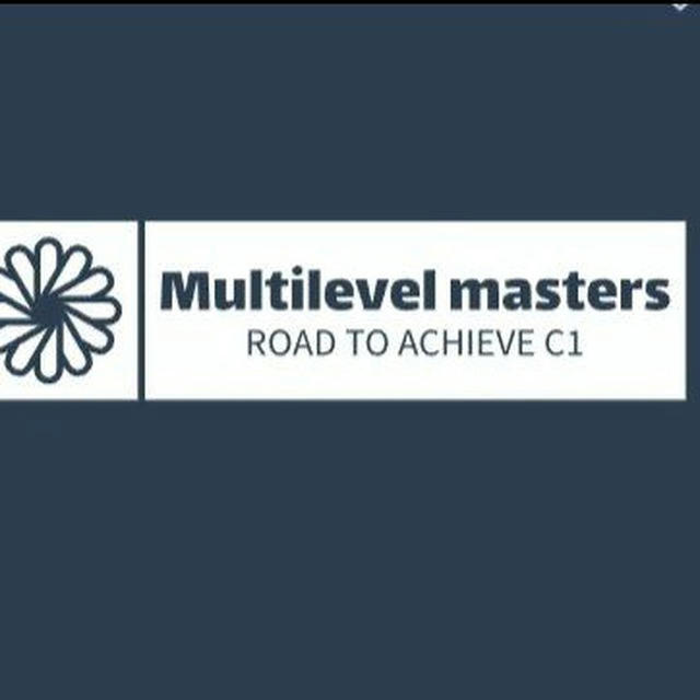 𝗠𝘂𝗹𝘁𝗶-level Masters 📚