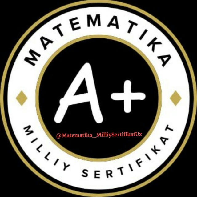 Matematika Milliy Sertifikat | Yashnarbek Madaminov