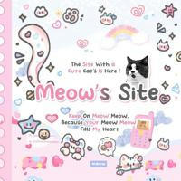 𝅄 ۫ ׅ🐱 meow’s.site ۪𝅄 . 🎀