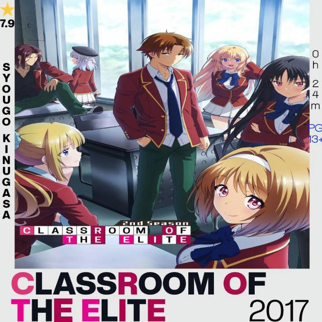 Classroom Of The Elite Season Sub Dub Dual Hindi Anime • Classroom of the Elit Season 1 2 3 Episode 1 2 3 4 5 6 7 8 9 10 Dual