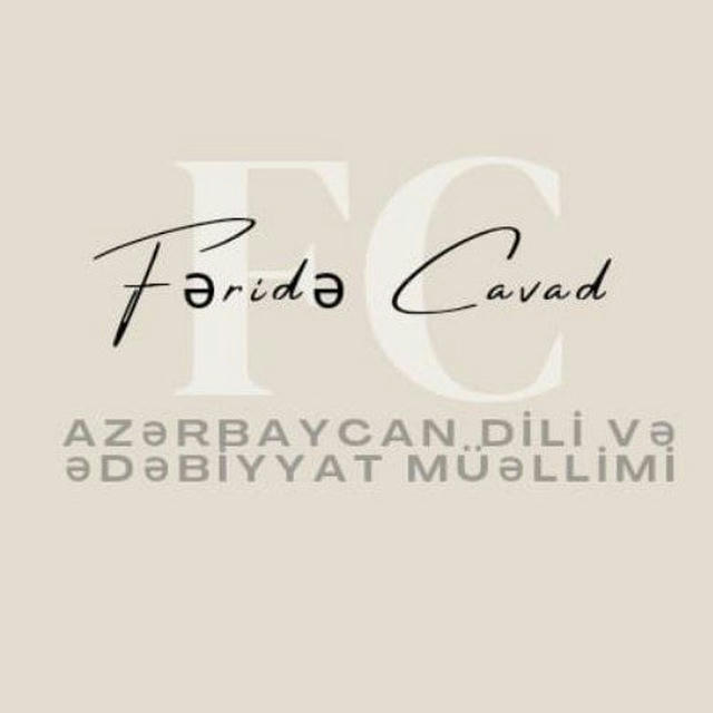 Azərbaycan dili və ədəbiyyat.Farida Cavad📚