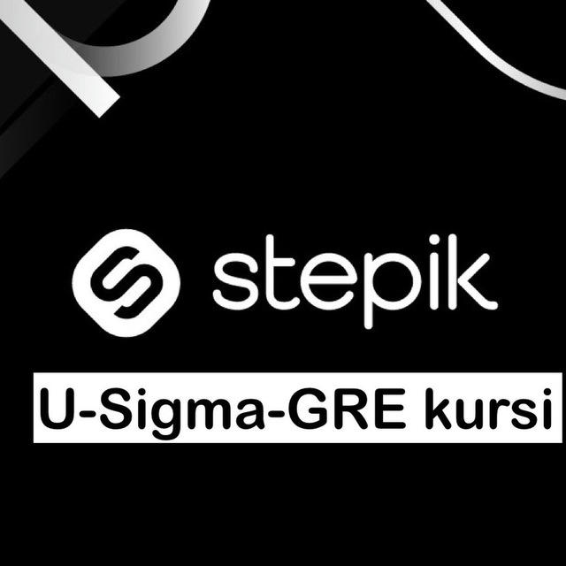 U-Sigma-GRE kursi (Stepik)