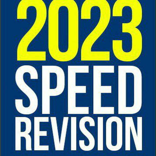 2023 Speed Revision-Ujith Hemachandra