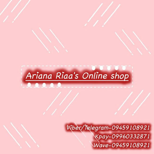 Main Online shop Channel by Ariana🛒