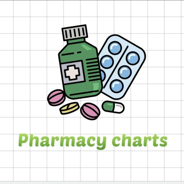 Pharmacy charts | مخططات لمواد الصيدلة💚✨️