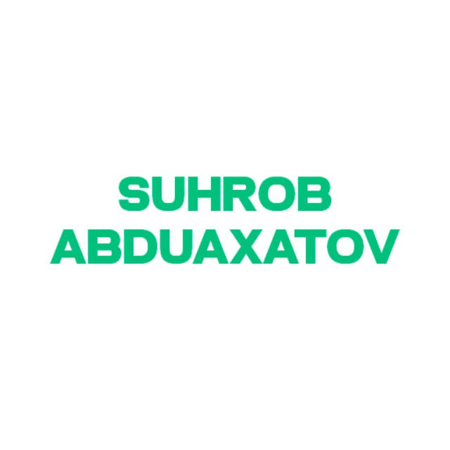 Suhrob Abduaxatov | Marketing | Sotuv | Onlayn kurslar