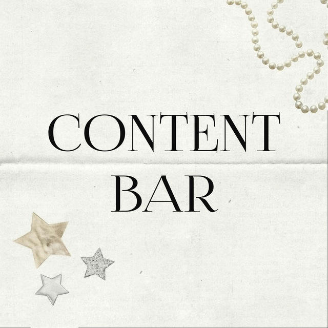 content bar • просто о контенте